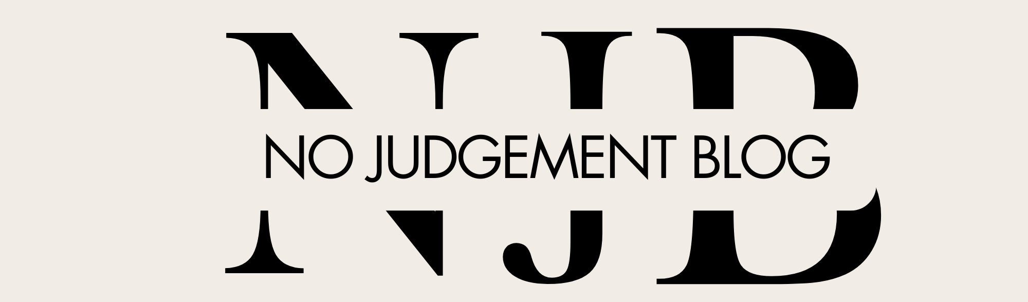 No Judgement Blog